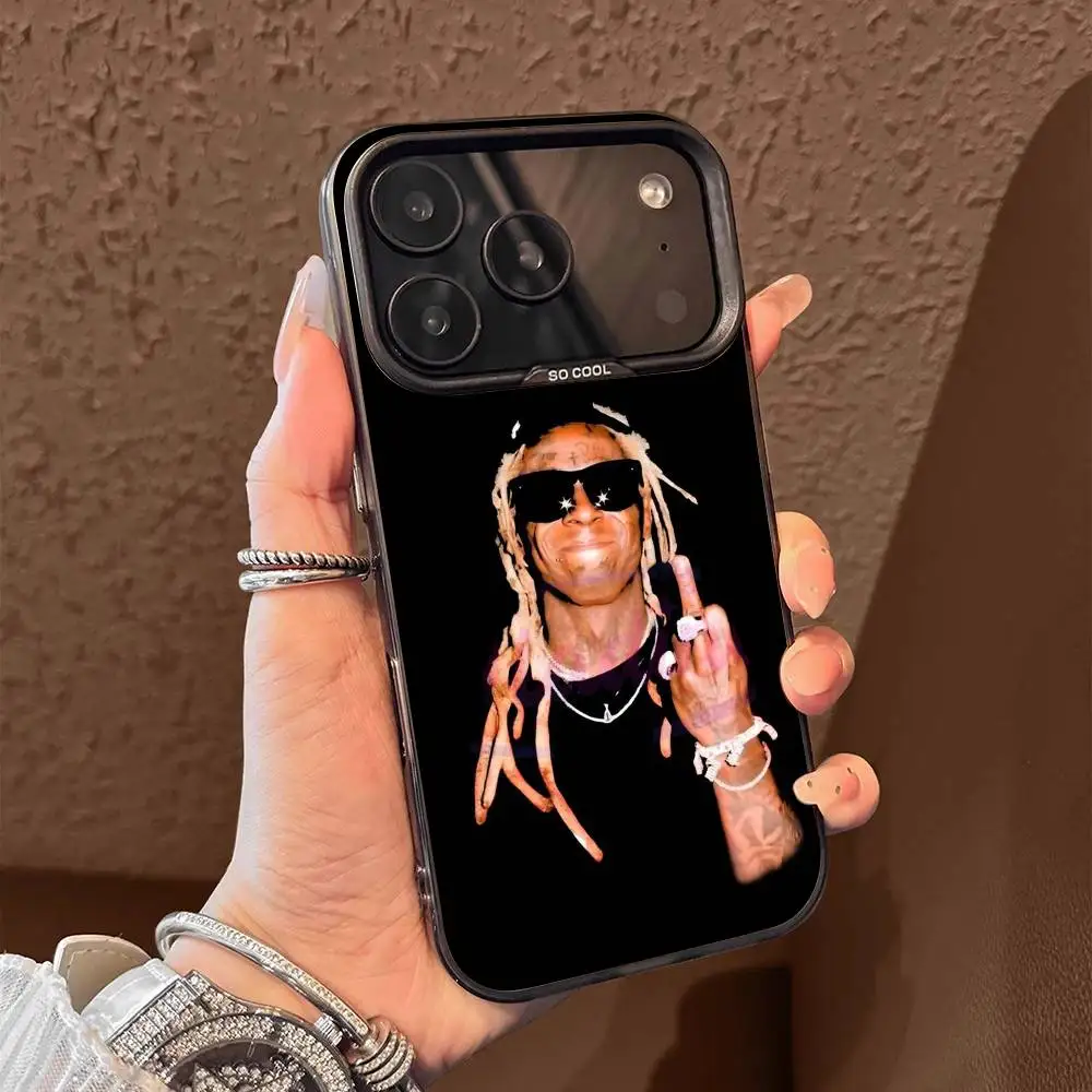 Tha Carter VI L-Lil Wayne coque de téléphone pour iPhone 17,16,15,14,13,12,11,Pro,Max,Plus,E,Air,Mini couverture en Tpu noir
