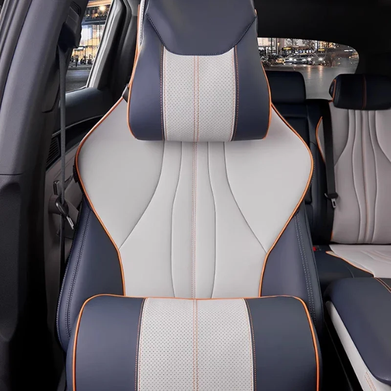 

Для BYD Sealion 6, уплотнение U DMI EV 2023-2024, внутренние автомобильные сиденья, тепловые подушки для поддержки поясницы, защитные подушки для шеи