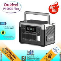 OUKITEL P1000-PLUS Mobile Charging Station 1800W 1024WH LFP Battery Small Charging Station Family Camping Emergency Power Supply