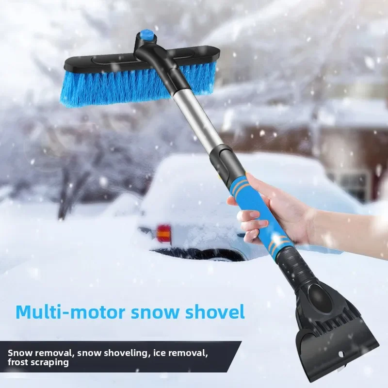 Handheld Telescopic Snow Plow, Multifunctional Small Snow Sweeper For Quick Snow Removal, Labor Saving
