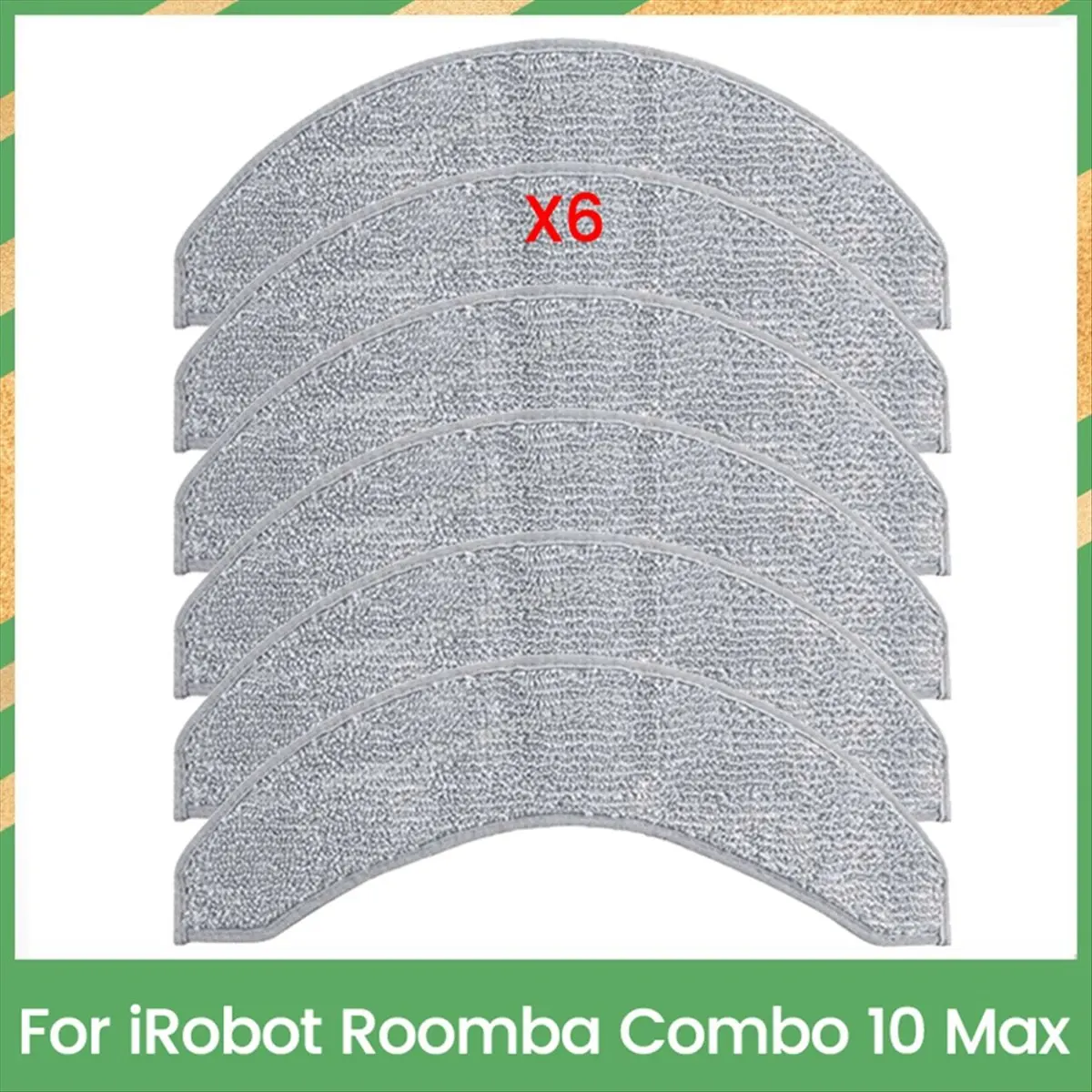 [A99U] Mop Cloth for Combo 10 Max Vacuum Cleaner Parts Replacement Efficient Household Cleaning Accessories 6PCS