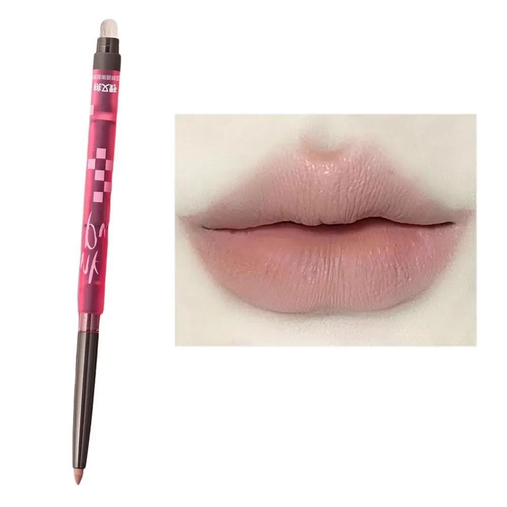 Momoyaye Lip Liner Naturale Opaco Nudo Non sbiadisce Delicato Non irritante Delicato Pesca Wild Lip Liner Per tutti i tipi di pelle