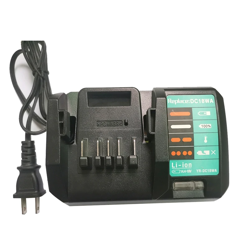 HOT-14.4V-18V Charger DC18WA For Maktec MAKITA DC18SG DC1851 BL1813G BL1415G BL1815G BL1413G UH522D UM167D UR180D -US Plug