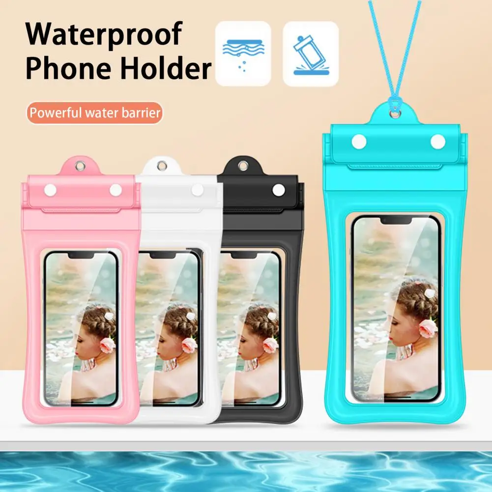 Phone Waterproof Bag Water-proof Bag Waterproof Transparent Phone Bag with Lanyard for Boating Diving Universal for Adventures