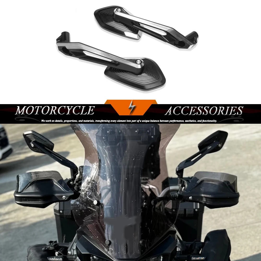 

Motorcycle New CNC Aluminum Rearview Mirror Adjustable Side Mirror For KOVE 500X 525X 625X 800X 2018- 500 525 625 800Accessories