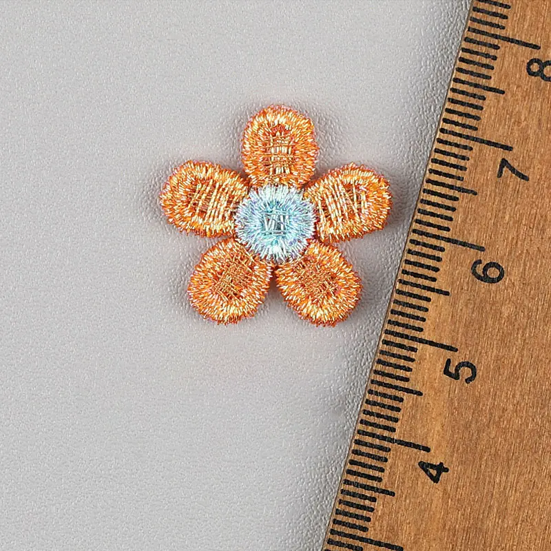 60 Stück bunte Sonnenblumen-Applikationen zum Aufnähen, ideal für DIY-Projekte, Kinder-Haarspangen, Accessoires, Kleidung, Hüte und Schuhverzierungen. – Detail 5