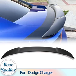 Rear Trunk Spoiler Wing for Dodge Charger Sedan 4-Door 2015-2021 ABS Gloss Matte Black Car Rear Trunk Boot Lid Wing Lip Spoiler