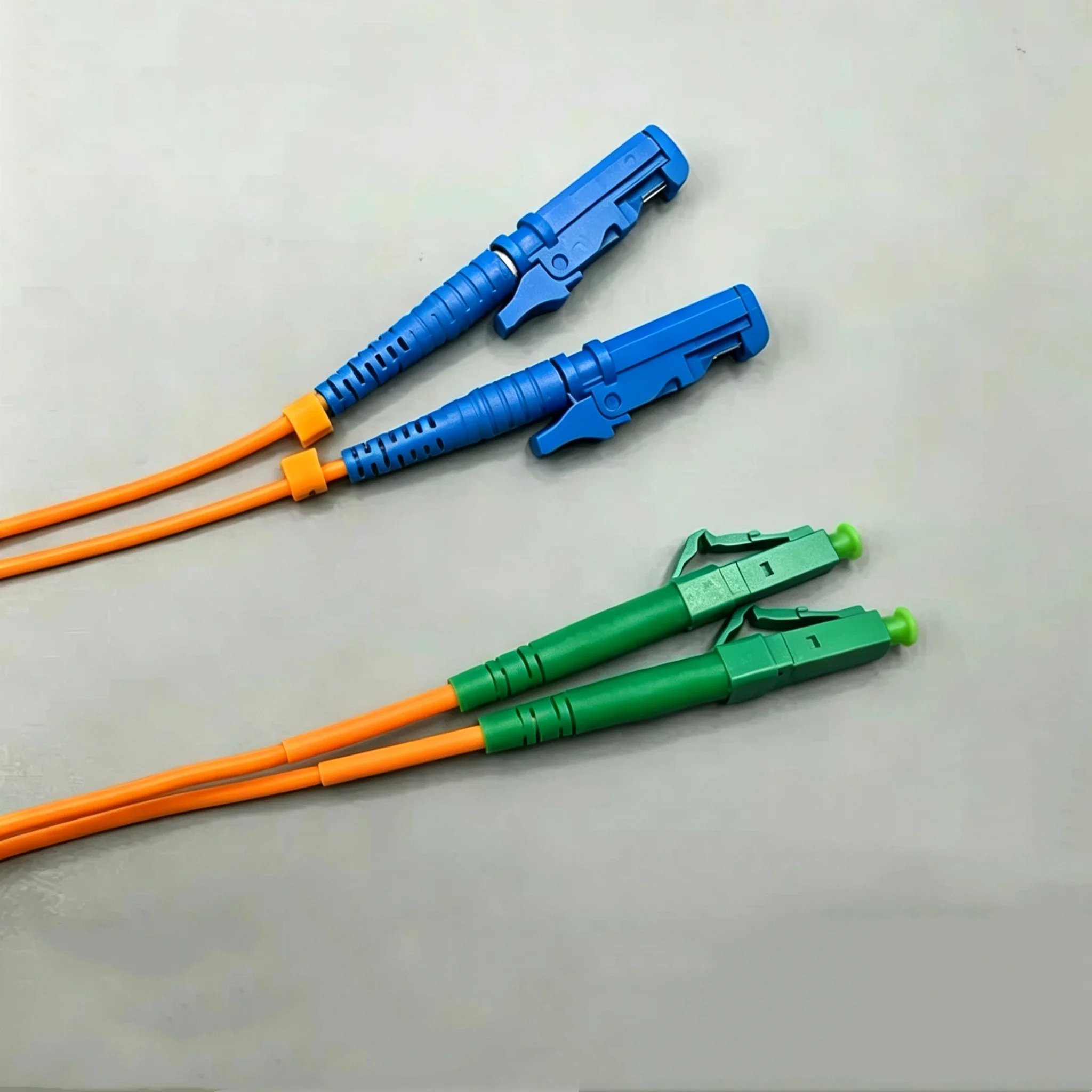 光ファイバーパッチコード-e2000-lc-apc-デュプレックス-om1-om2-1m-2m-3m-5m-7m-10m-光ファイバージャンパー-マルチモード-dx-mm-50m-30m-20m-e2000-e2k