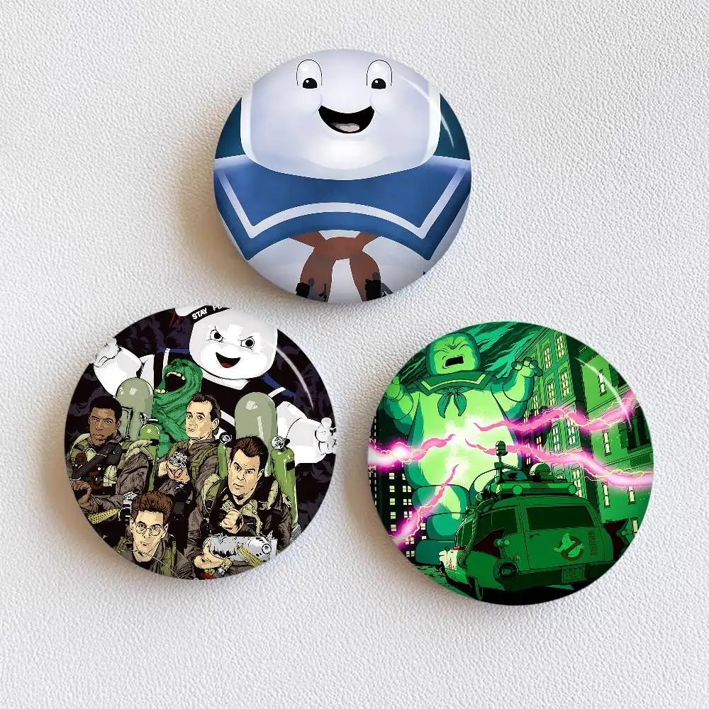 Retro Classic Ghostbusters Movie Creative Tinplate Soft Button Pins Animal Icon Brooch Lapel Backpack Badge Accessories Pin