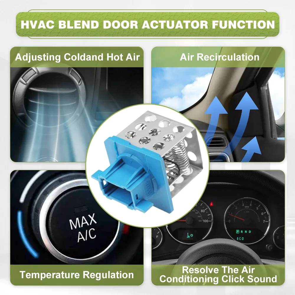 

For Peugeot 206 CC 2000 Hatchback SW Estate Citroen Car Heater Fan Blower Motor Resistor With 6 Pins 6450NX 6450.EP 6450EP