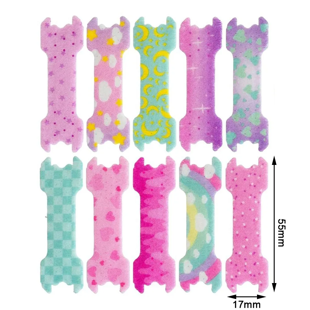 

10 шт., ленты для носа, мультяшные полоски для носа, 44x14 мм/55x17 мм, дышащие дыхательные полоски, патчи для носа, мальчик, гриль