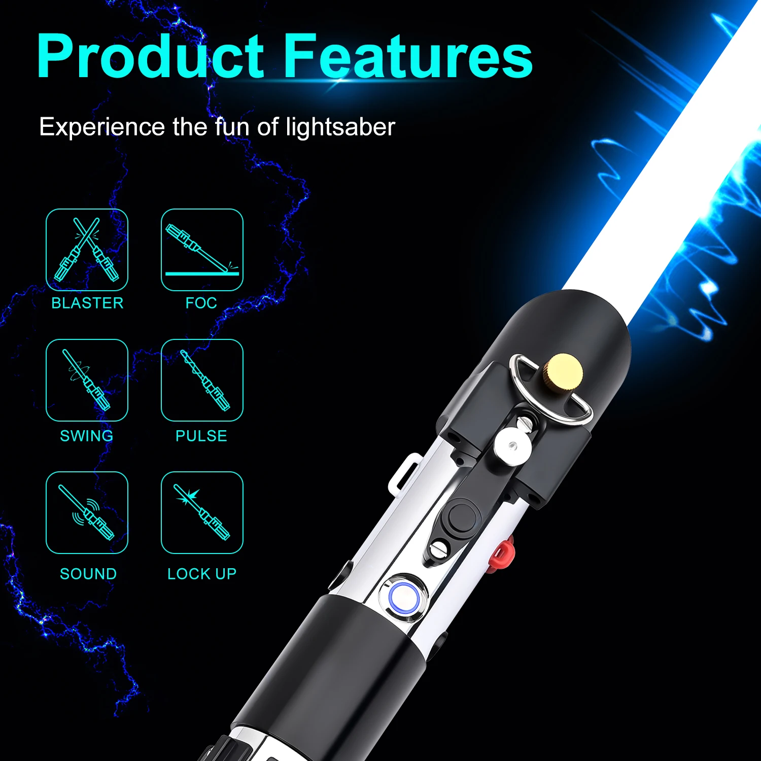 TXQSABER Lightsaber SNV4 Proffie Pixel Soundboard السلس سوينغ مقبض معدني مع شريط LED شفرة هالوين تأثيري اللعب Vader