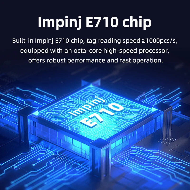 WYUAN يده قارئ رفيد UHF الذكية المحمول محطة 860-960 ميجا هرتز طويلة المدى أندرويد ماسح الباركود مستودع جرد البيع بالتجزئة