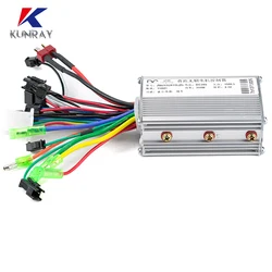 Bicicleta Electric Controller 24V 36V 48V 250W 350W 15A  Brushless Gear Hub Motor Controller Electric Bike Conversion Kit