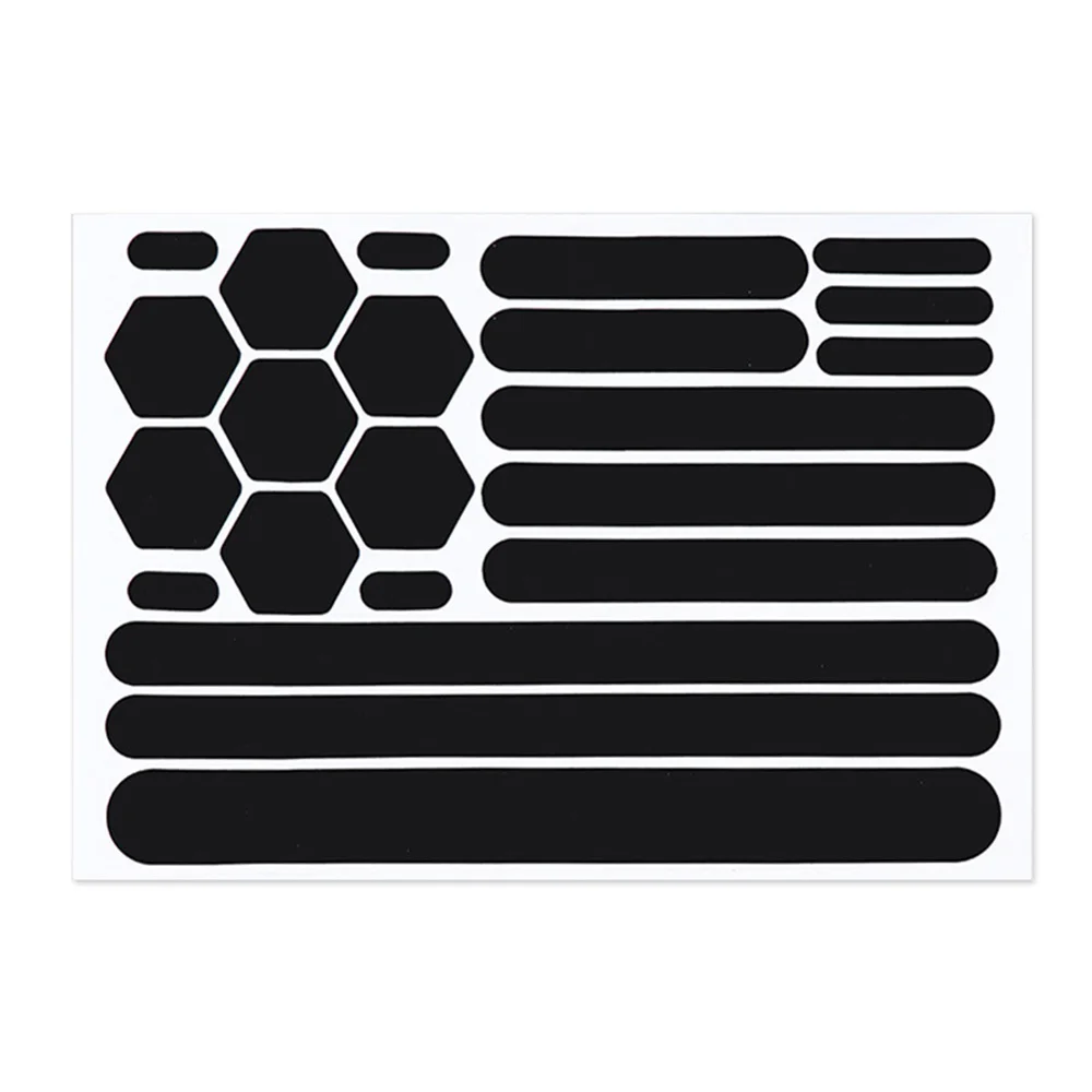 AliExpress NONE Motorcycle Bicycle Black Helmet Warning Reflective Tape Stickers Night Safety Driving Fluorescent Decorative Sticker Car Decal