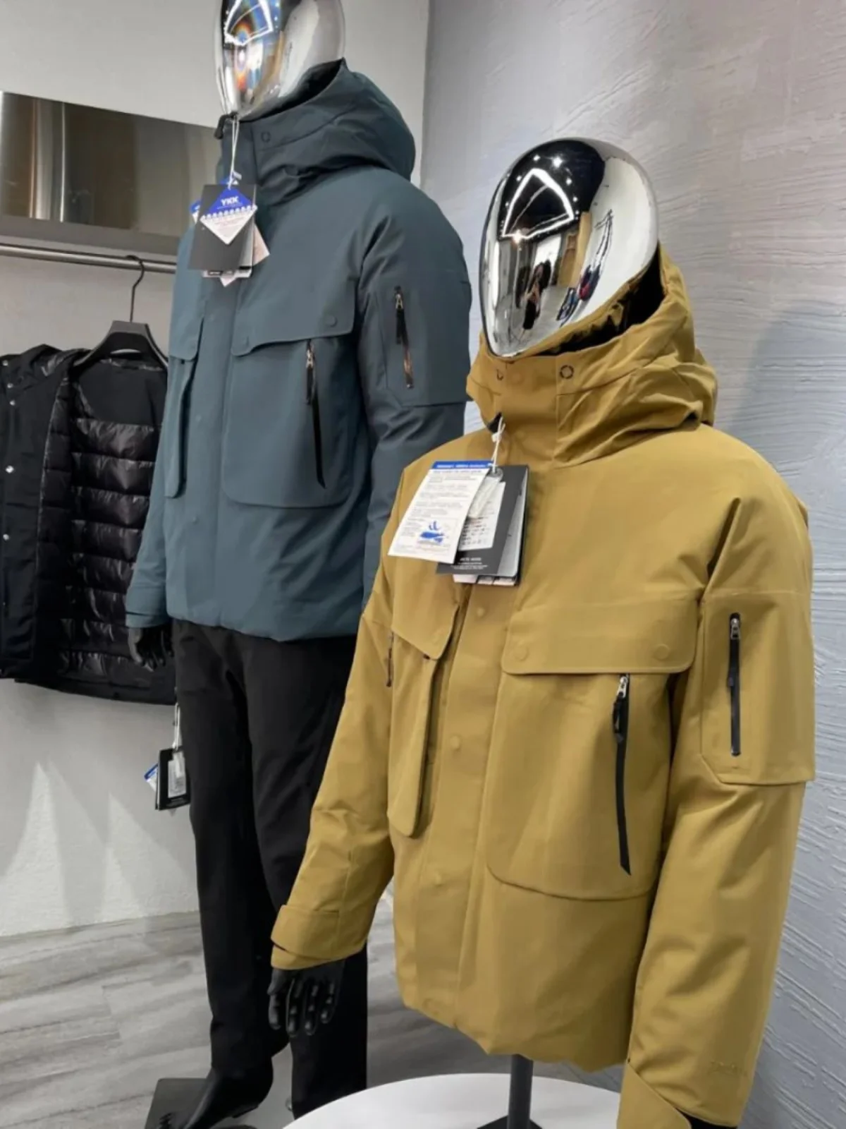 

Утепленная мужская куртка Heavyweight Peak 90 White Du с капюшоном, ветрозащитная, водонепроницаемая, универсальная, молодежная, модная, деловая, утолщенная