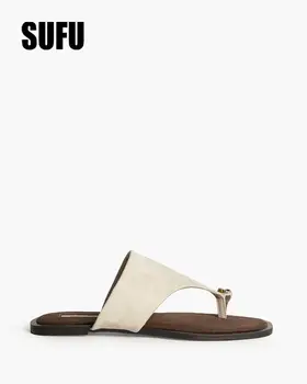 SUFU 時尚平底新款夏季人字拖 10 最佳銷售 女士平底鞋 - №5