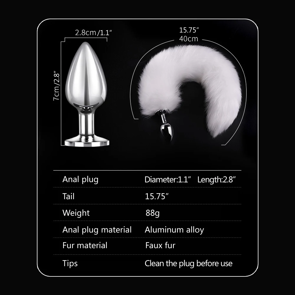 1 قطعة ، BDSM متعددة الألوان ذيل الثعلب المكونات الشرج ، ذيل أرنب بعقب المكونات ، لعب الأدوار متعة الكبار ، الرجال والنساء الجنس ل #4