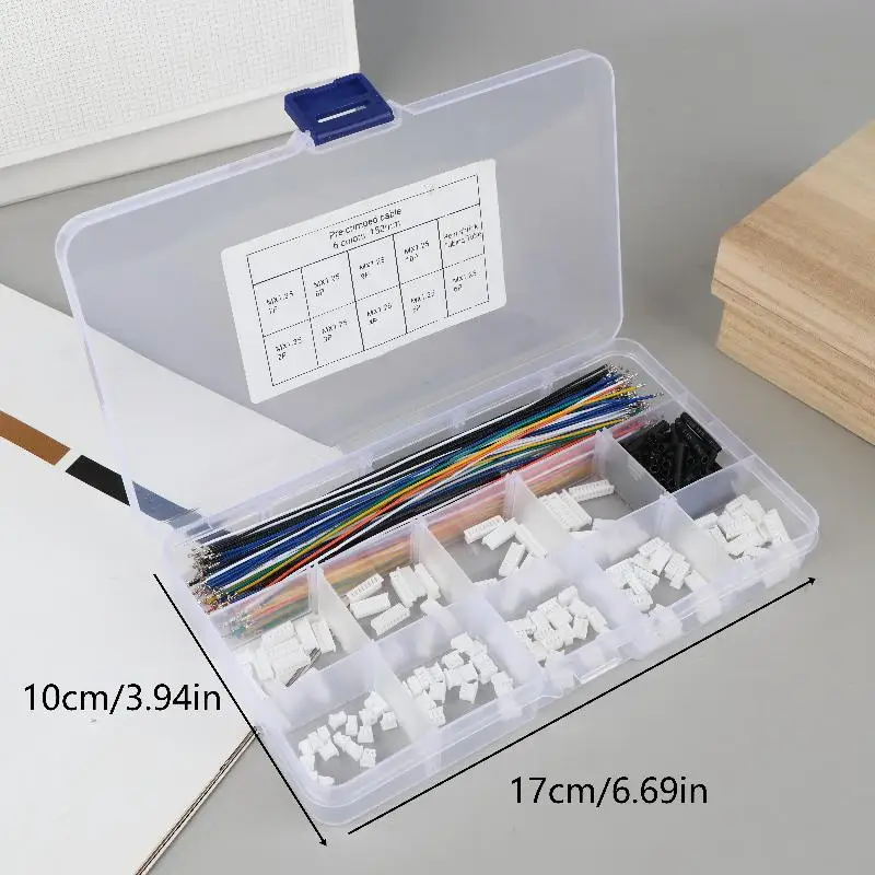 

1.25mm Pitch Connectors Socket And Plug With Pre-Crimped Cables Kit 15cm Wire With JST Molex PicoBlade For Pixhawk