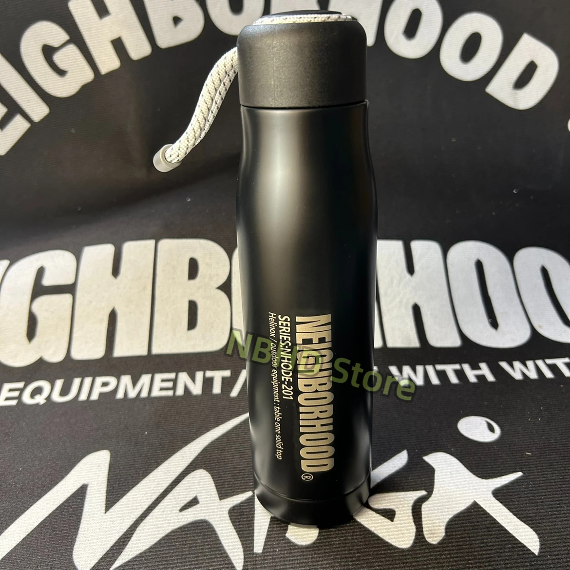 NBHD blackening camping wind thermos cup cold cup sealing double layer thick and durable portable matte matte outdoor camping