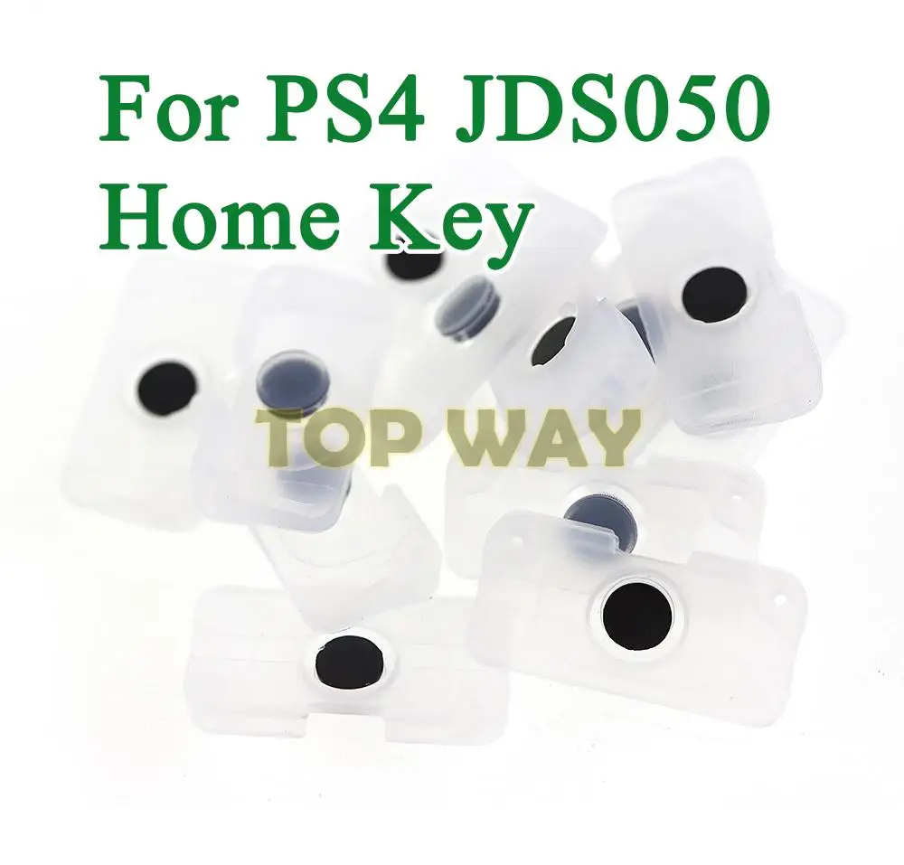 5PCS For PS4 Controller JDS-030 040 055 001 011 L2 R2 L1 R1 Rubber Conductive Pads Silicon Home Key Buttons JDM 050 - view 4