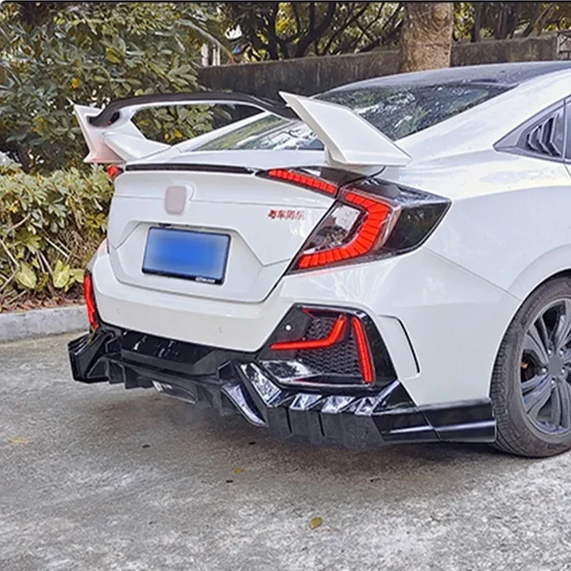 リアディフューザー リア R スタイルスポイラー ホンダ シビック 2016