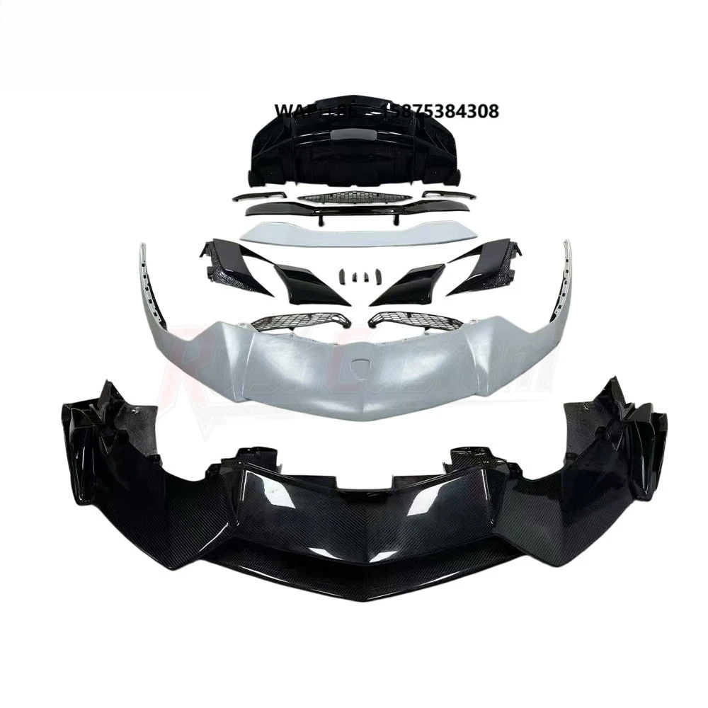 Msy Style Carbon Fiber Body Kit for Aventador Front Bumper Side Skirts Rear Diffuser Spoiler OEM Fitment Parts