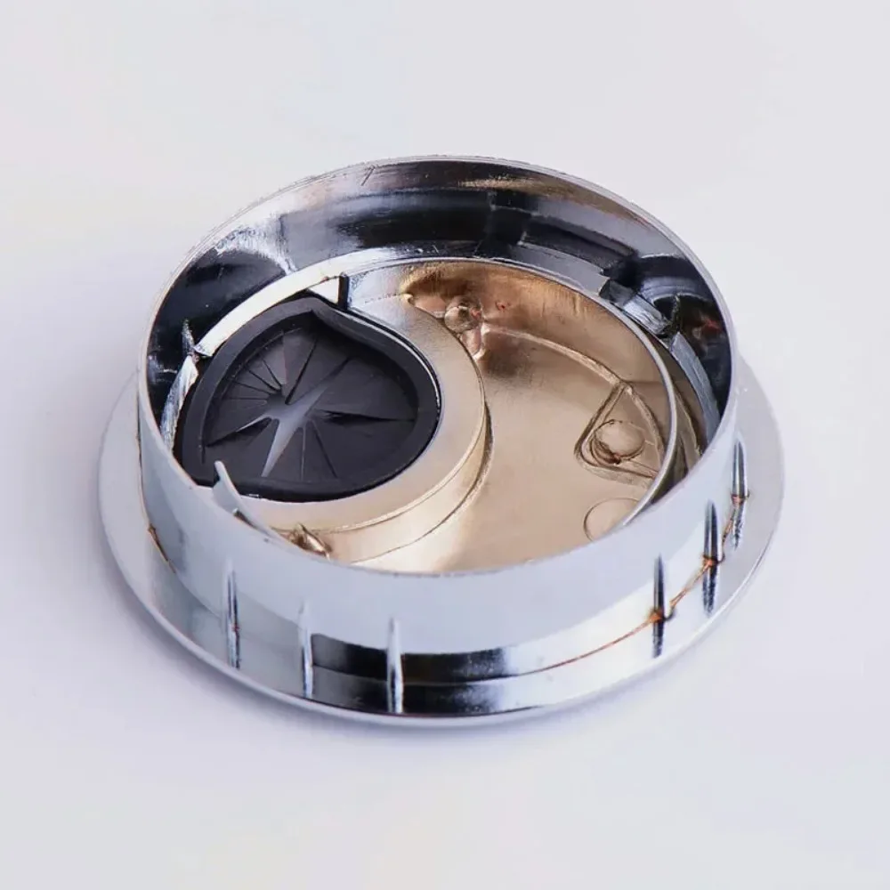 5pcs 50mm 53mm 60mm Computer Desk Wire Hole Cover  Zinc Alloy Round Line Hole Cover Table Cable Outlet Port Threading