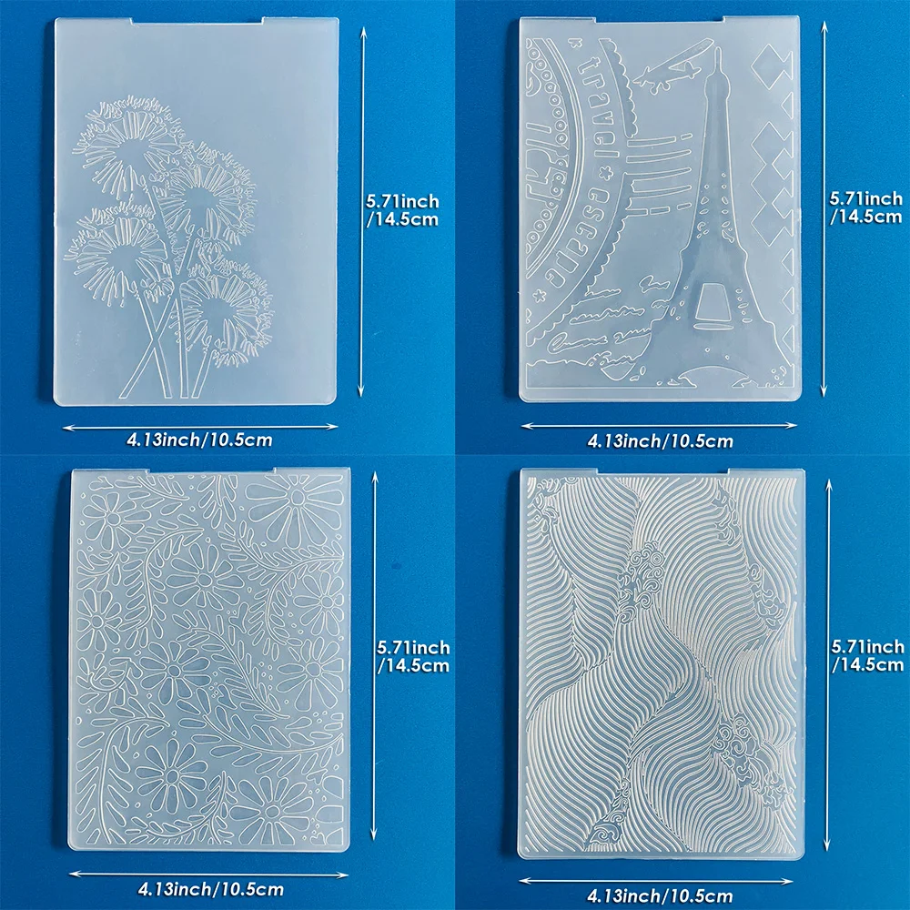 Papeles de repujado 2D/flor para hacer tarjetas, plantilla para máquina de repujado, para álbumes de recortes, manualidades en papel, sellos decorativos