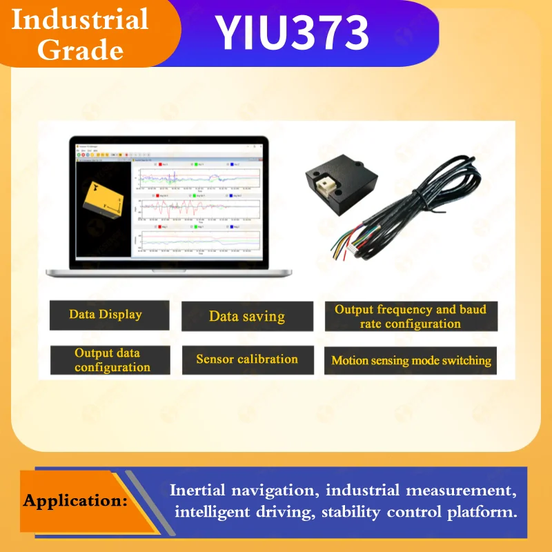 YIU373 Industrial Grade Inertial Measurement Unit Temperature Calibration High Reliability IMU