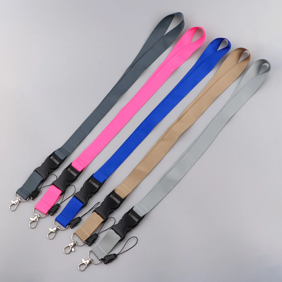 Fashion Black Cell Phone Lanyard Neck Hanging Lanyards for Keys ID Card Employee Card Badge Holder ID Card lanyard image 6