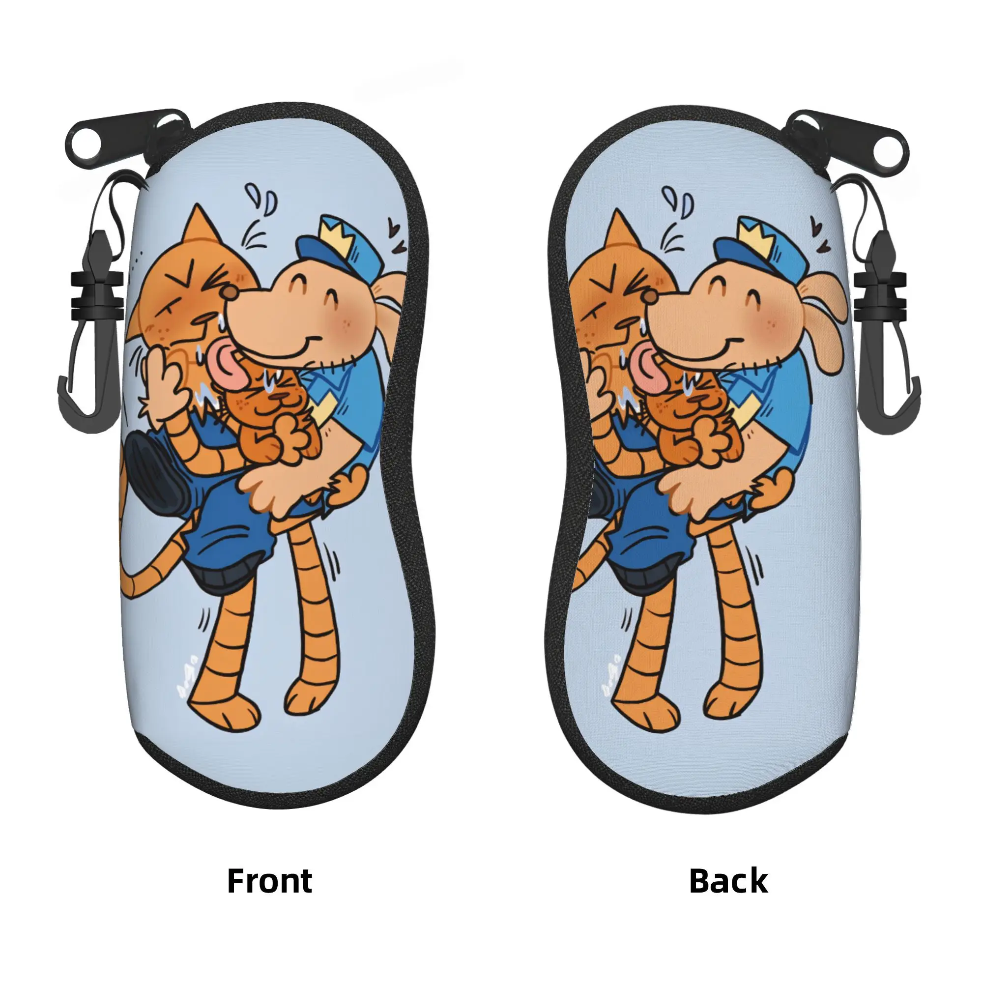 

Comic Cartoon D-Dogmans Glasses Case Cover Zip Sunglasses Case Fashion Convenient Glasses Box Men Women Eyewear Accessory