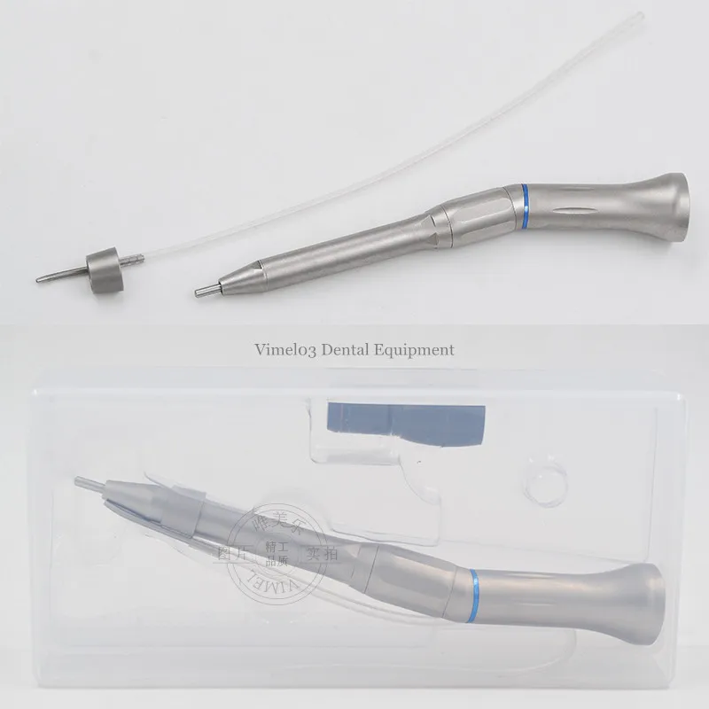 قبضة جراحة صغيرة لطبيب الأسنان بزاوية 20 درجة قبضة أنف مستقيمة للأسنان 1:1 محرك مباشر للأزيز الجراحية