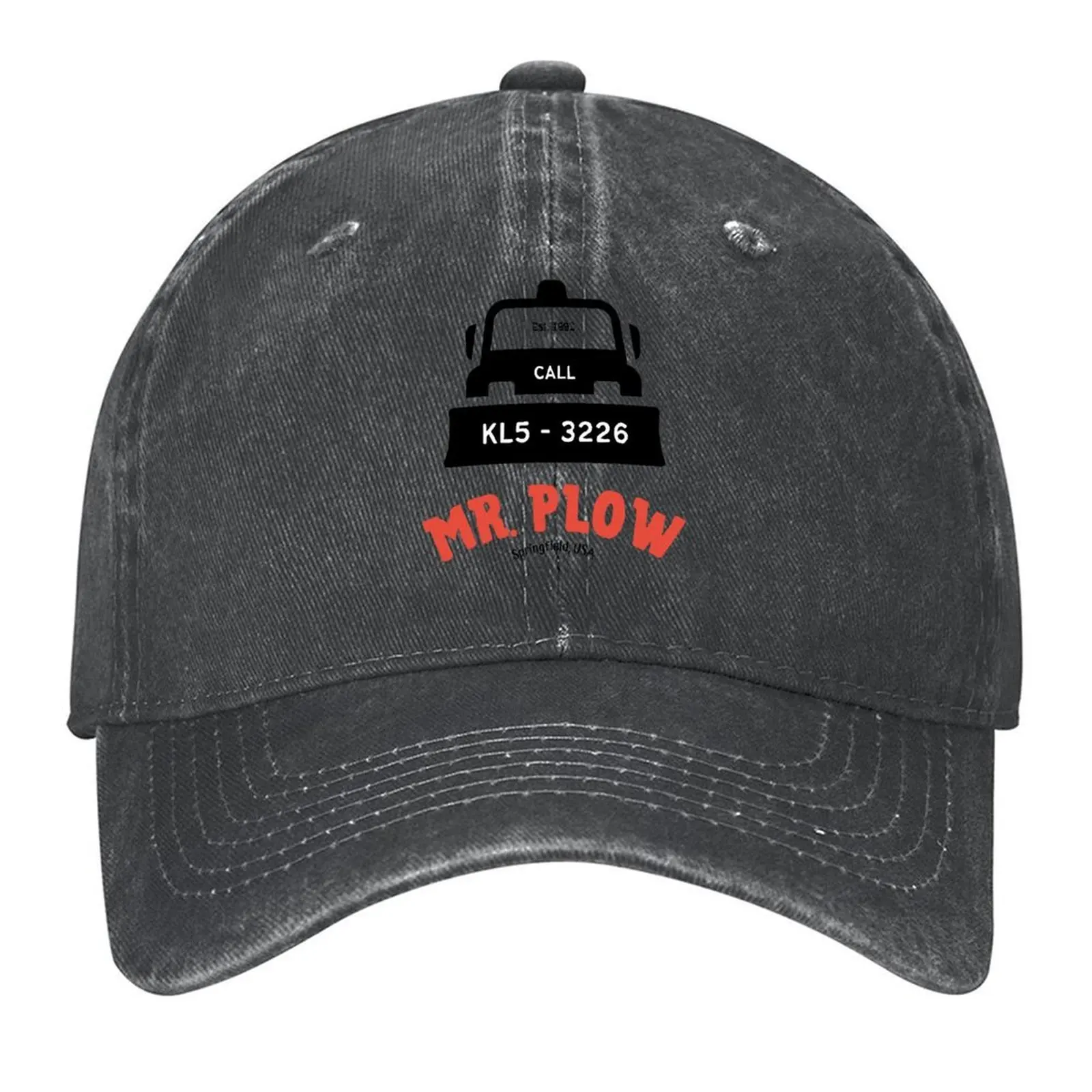 

Mr Plow Baseball Cap Kids Hat fishing caps man birthday Trucker Hat Baseball For Men Women's
