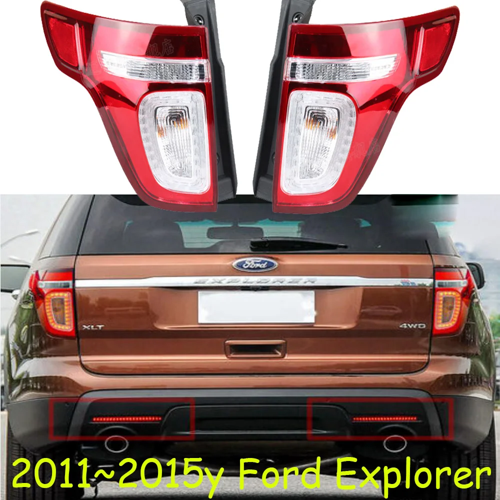 

1pcs car bumper tail light for Ford Explorer taillight Taillamp 2011~2015y car accessories for Ford Explorer fog lamp