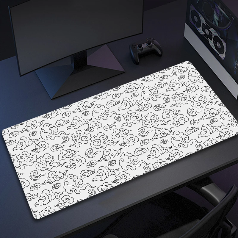 Borracha Gaming Mouse Pad com impressão de tatuagem, tapete de mesa antiderrapante, computador grande Mousepad, arte HD, tapete de bloqueio, gamer