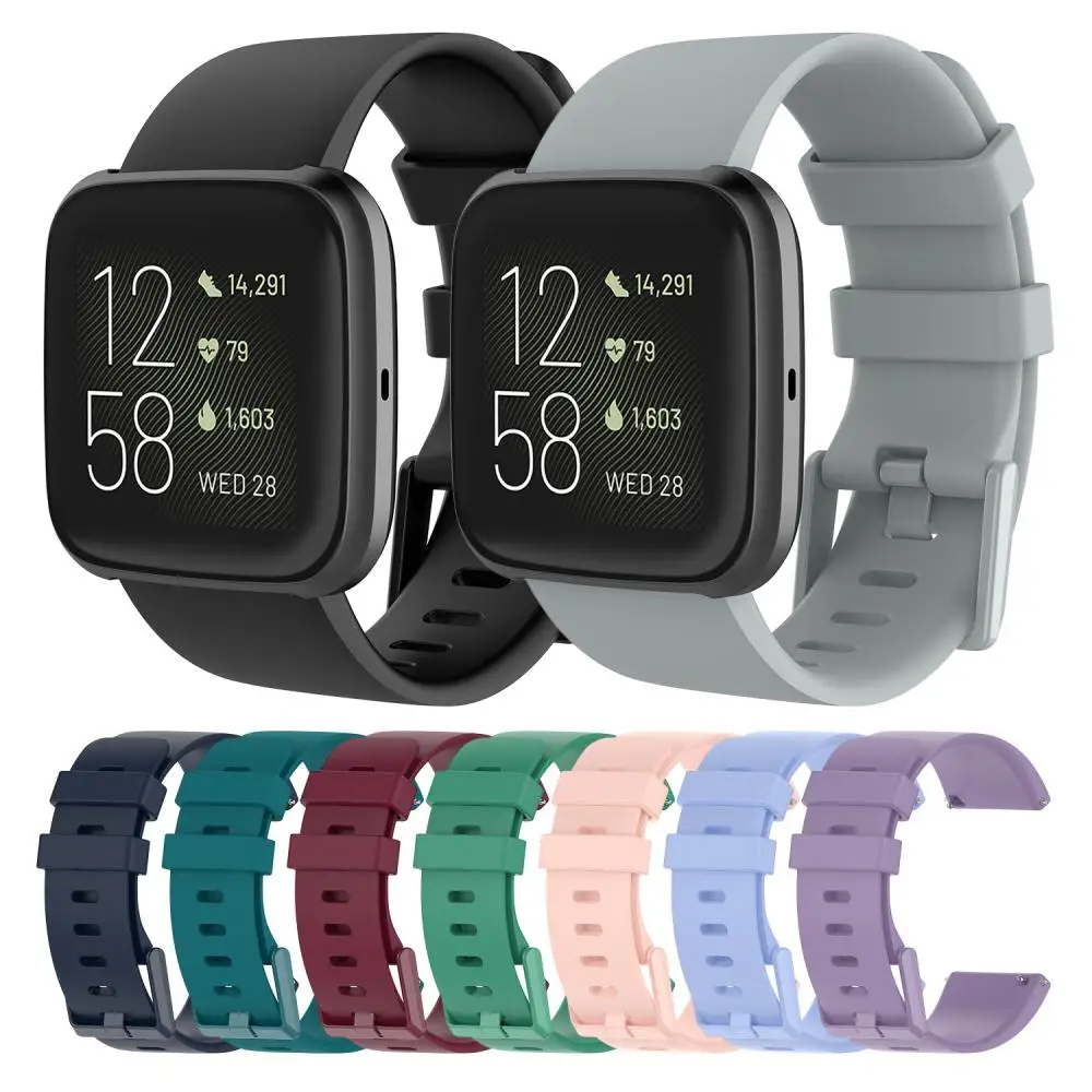 Correa de silicona para reloj inteligente Fitbit Versa2, accesorios de pulsera deportiva de 23mm, para Fitbit Versa / Versa Lite / Versa 2