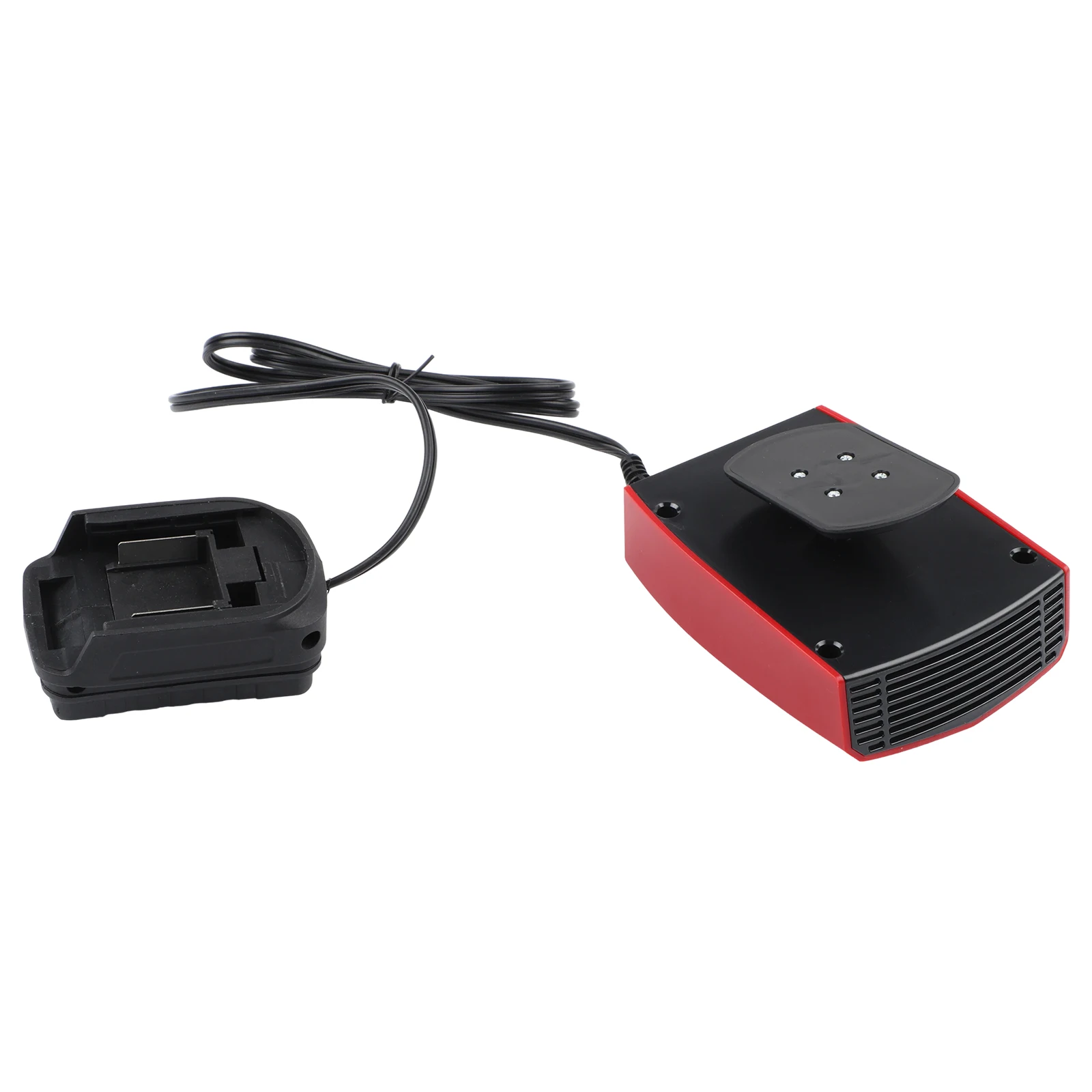 Car Heater For Lithium Battery Battery Heater Heating Device Red Black 18V Battery Quick Installation Wear-Resistant