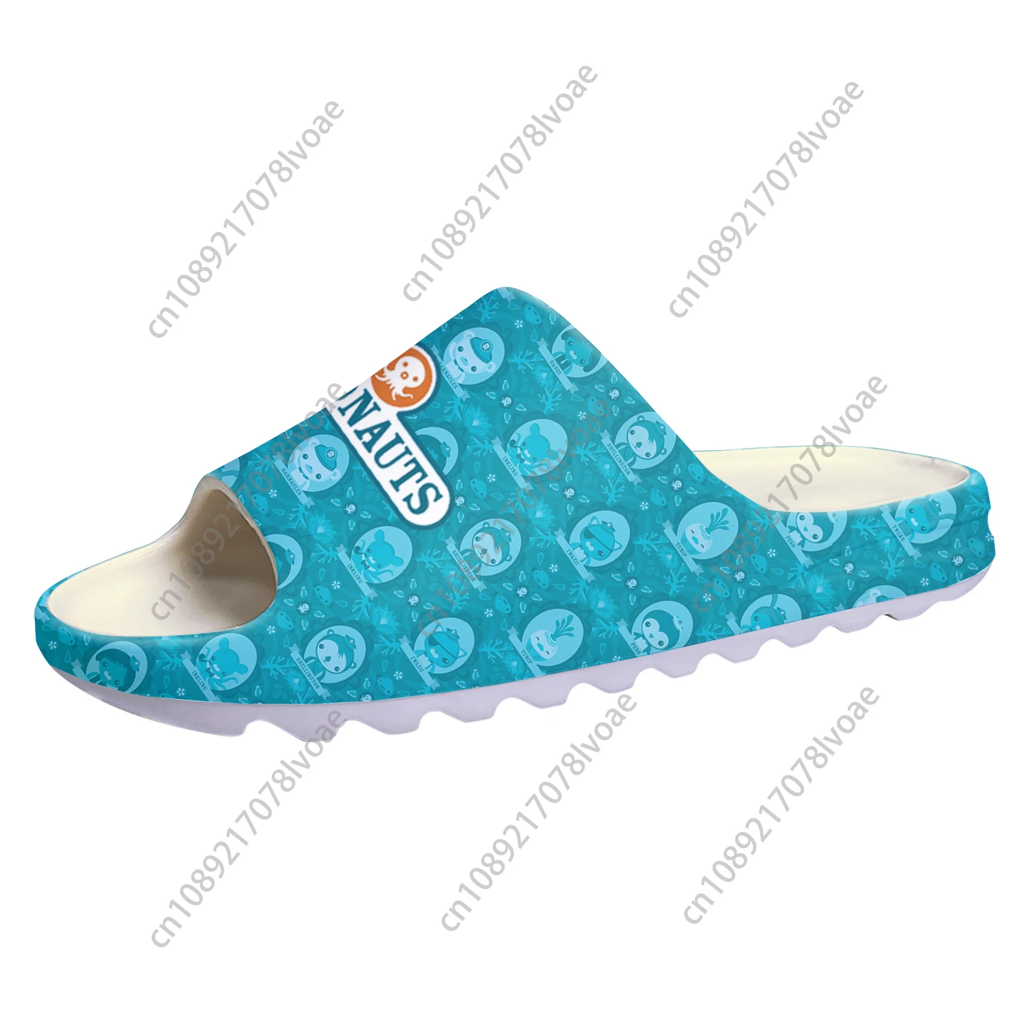 Octonauts Team Sole Sllipers Home Clogs Customized Step On Water Shoes Mens Womens Teenager Bathroom Beach Step in Slliper