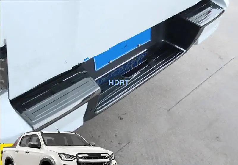 For Isuzu D-MAX D MAX 2021 Car Model Protection Board Threshold Pickup Accessories Gate Sill Guard Rear Bar Bumper decoration