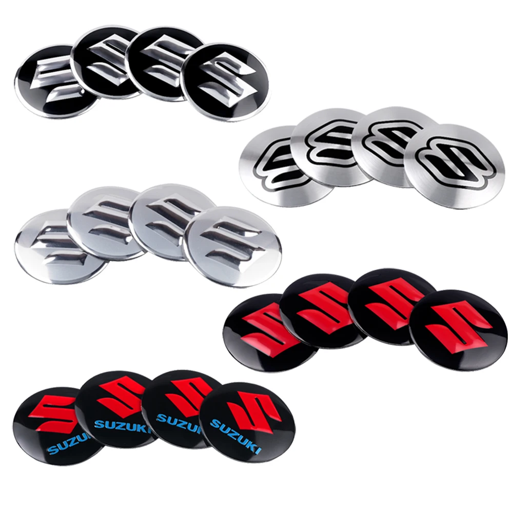 

4 шт. 56 мм 60 мм наклейки-эмблемы на центральные колпачки колесных дисков для Suzuki Swift SX4 Samurai Baleno Vitara Gsxr 600