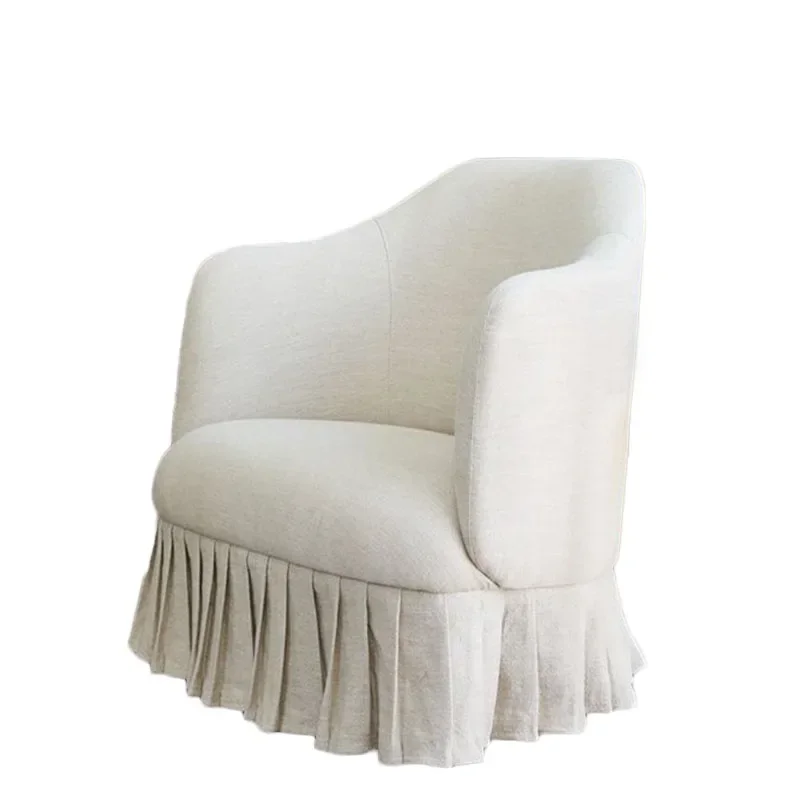 

Юбка во французском стиле, кресло в стиле ретро, лен, гостиная, кабинет, тканевый односпальный диван