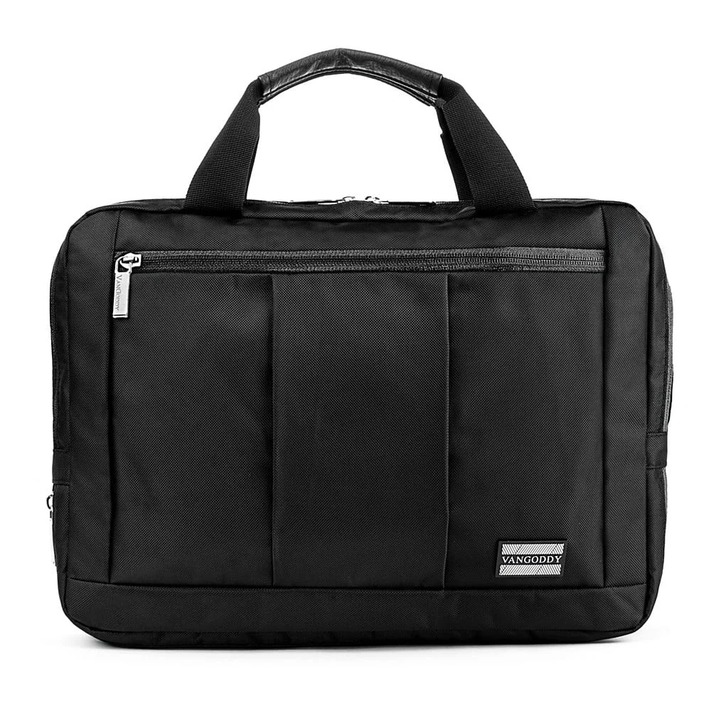 3 in 1 Hybrid Backpack Briefcase Messenger Bag 11.6 12 13 13.3 inch Laptops Waterproof Padded Interior Accessory Pockets
