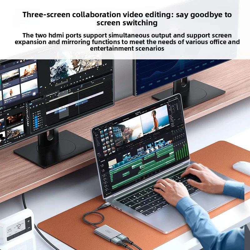 USB To HDMI Video Converter, Multi-Display Adapter, 1080P Full HD, for Laptop PC Monitor, Fast Delivery