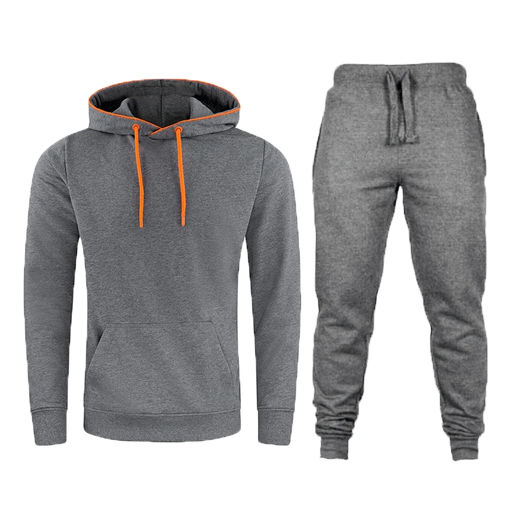 Modieuze En Veelzijdige Sweatshirts Met Capuchon En Effen Lange Broeken Voor Herfst En Winter, Een Buitensportset