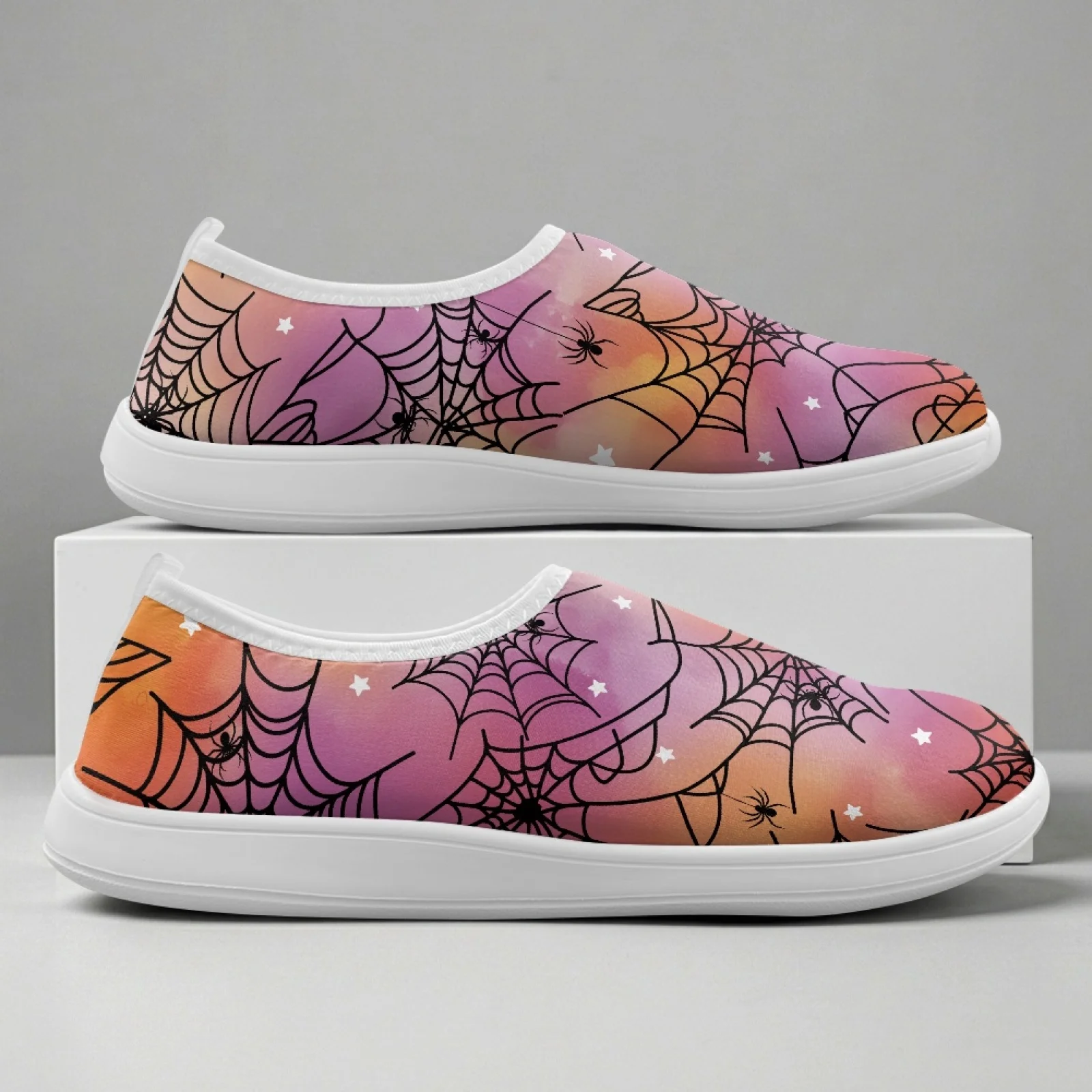 XIXIRIMIDO Chaussures à enfiler à bout large pour femmes, Chaussures d'infirmière, Baskets et chaussures décontractées pour hommes, Zapatillas de Mujer Feminino Halloween