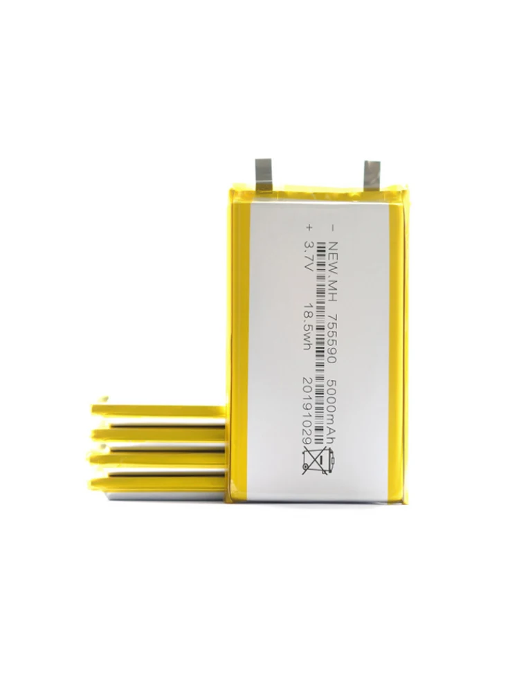 Batteries lithium-ion polymère 3.7V, 8000mAh, pour tablette, PC, GPS, MP3, haut-parleurs mp4, 1 à 10 pièces