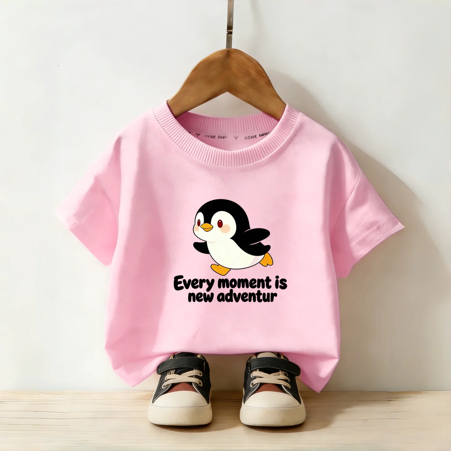Boys and Girls Cartoon Penguin - Summer Clothing For Baby Boy 评论和价格