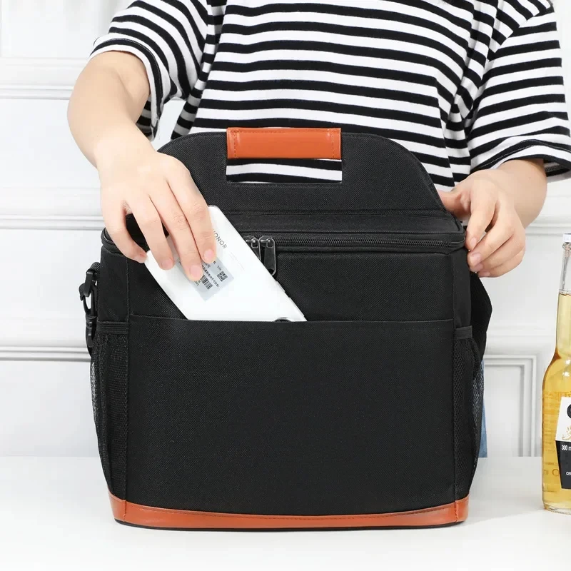 

Leakproof Thermal Cooler Bag Insulated Outdoor Picnic Storage Camping Lunch Box Portable Drink Food Container