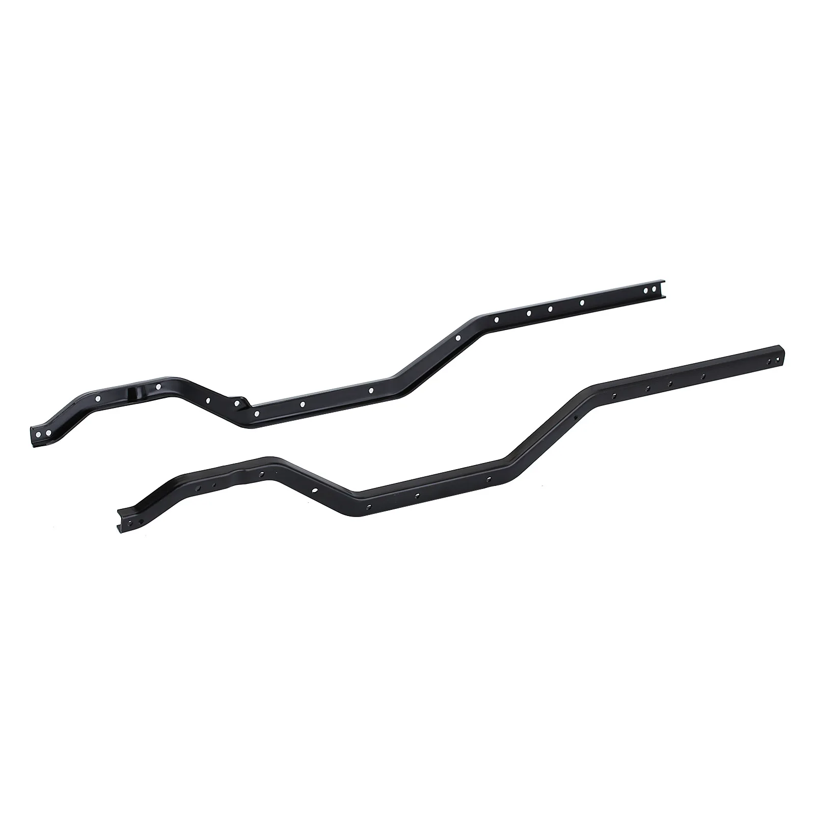 INJORA Heavy Duty Metal Steel Left Right Chassis Rails for 1/10 RC Crawler TRX4 TRX-4 8220 Upgrade Parts